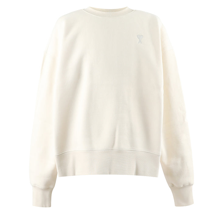 AMI Men's Heart Logo Crewneck Sweatshirt 740 150