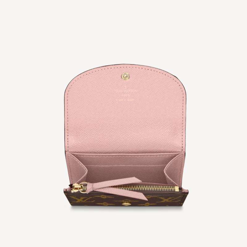 Louis Vuitton Monogram Canvas Rosalie Coin Purse Rose Ballerine M62361 M41939