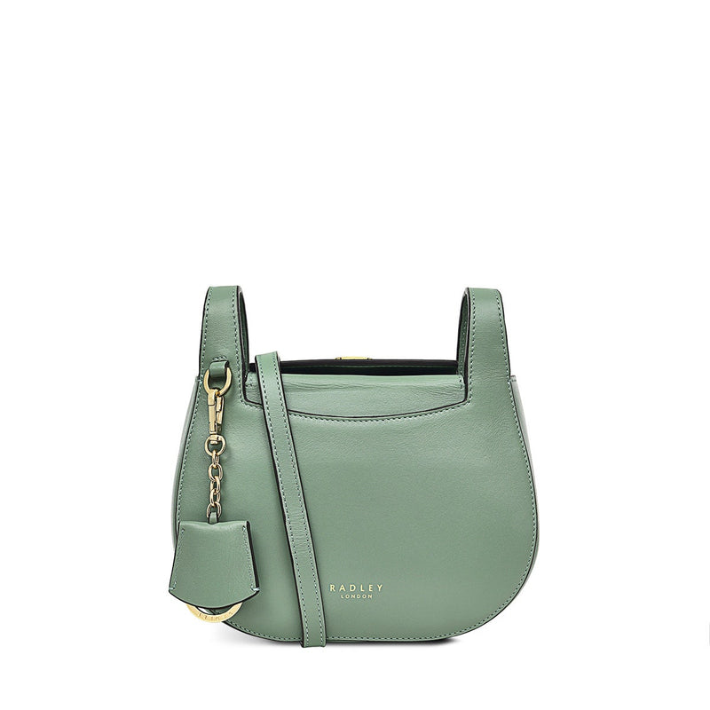 RADLEY LONDON Half Moon Street Small Flapover Crossbody Bag Jade Green