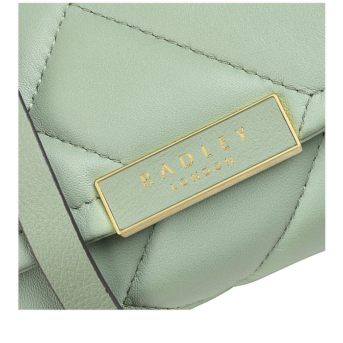 RADLEY LONDON Quilted Small Flapover Crossbody Bag Jade