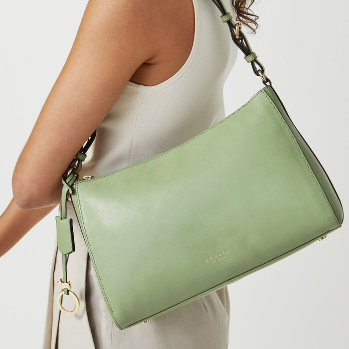 RADLEY LONDON Duke Place Medium Zip-Top Shoulder Bag Jade