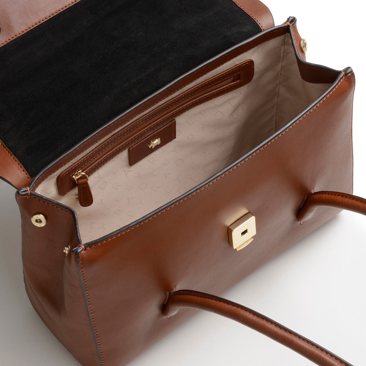 RADLEY LONDON Apsley Road Medium Flapover Tote Bag Tan