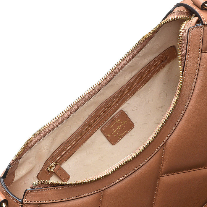 RADLEY LONDON Forest Way X-Large Quilted Medium Zip-Top Multiway Bag Butterscotc