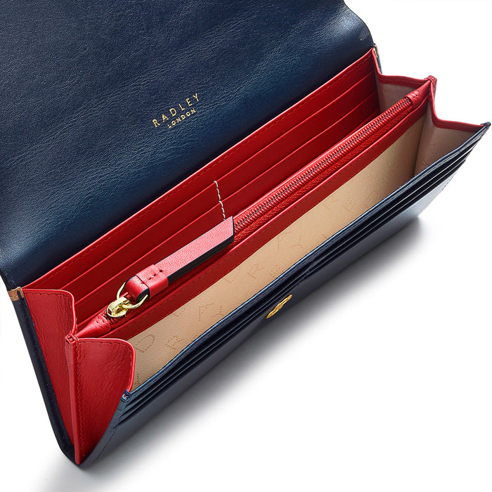 RADLEY LONDON Butterscotch Leather Large Flapover Matinee Wallet