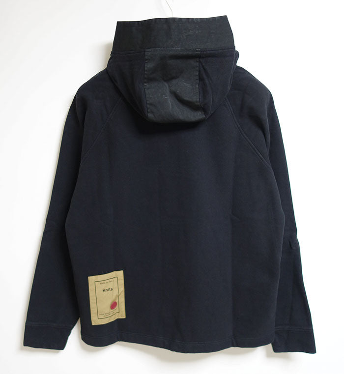 Ten C Men's Half-Zip Hooded Anorak Black 22CTCUF08147