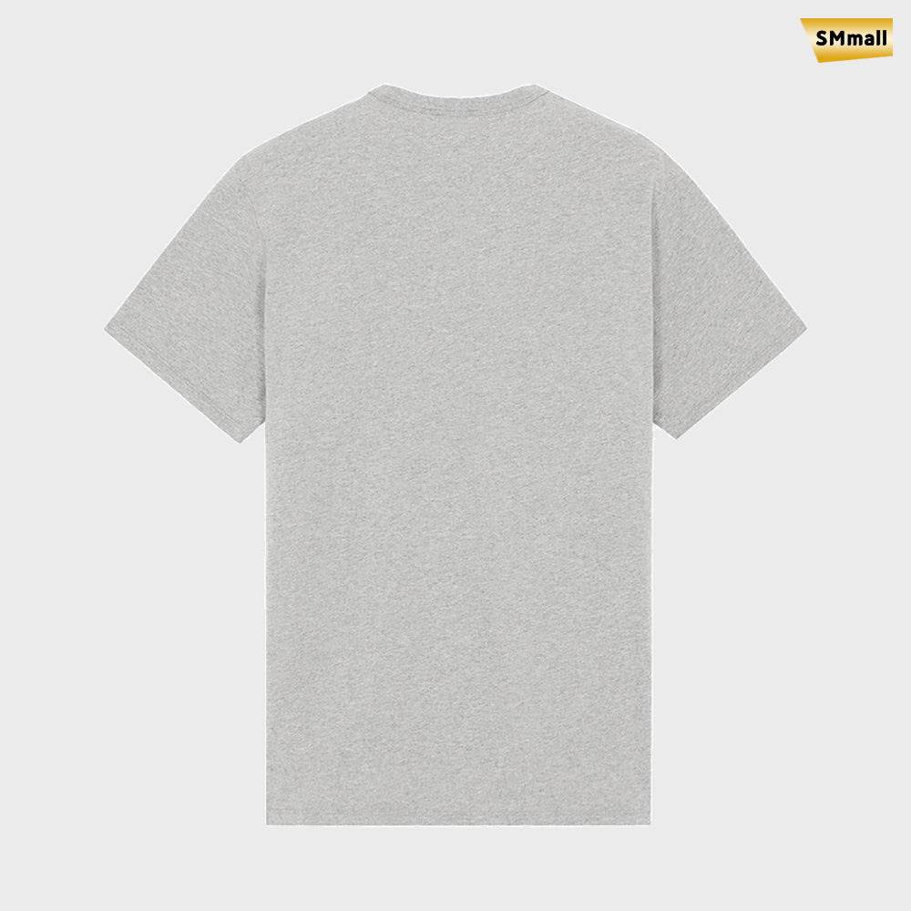 Maison Kitsune Chillax Fox Patch Short Sleeve T-Shirt GU00154KJ0010 GREYMELANGE