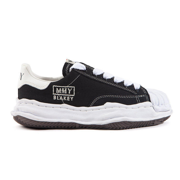 Maison Mihara Yasuhiro Black Canvas Blakey Low OG Sole Sneakers