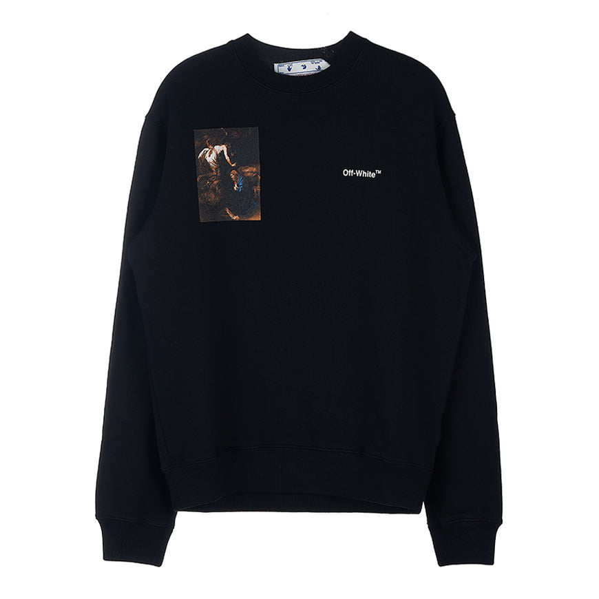 OFF WHITE Men's Caravaggio Print Sweatshirt OMBA057C99FLE0111001