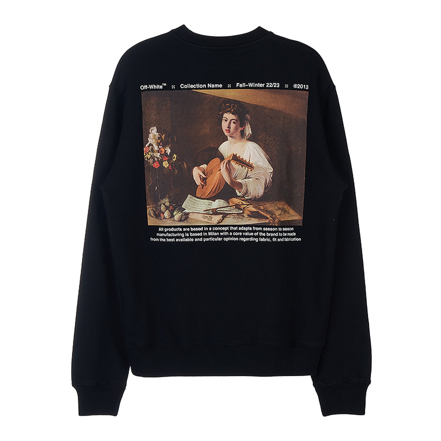 OFF WHITE Men's Caravaggio Print Sweatshirt OMBA057C99FLE0111001
