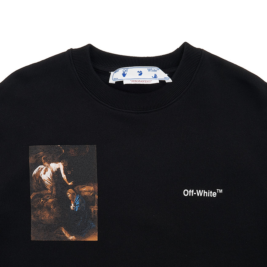OFF WHITE Men's Caravaggio Print Sweatshirt OMBA057C99FLE0111001