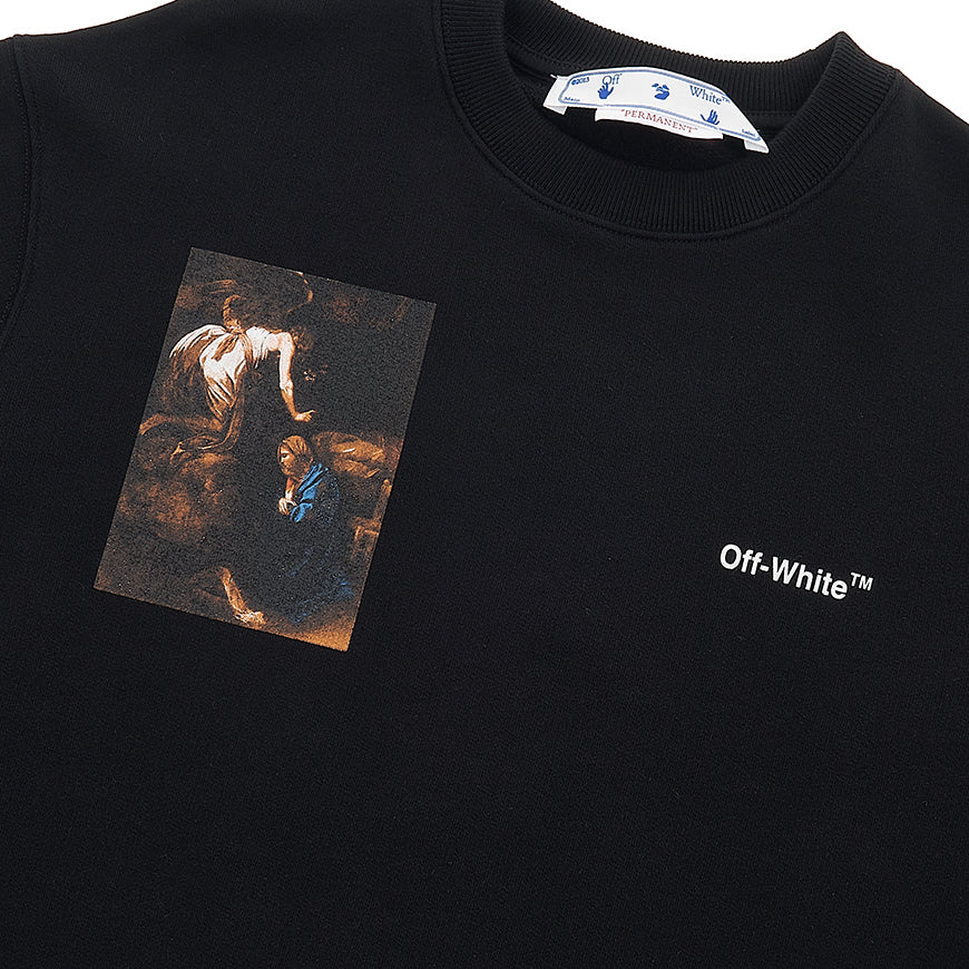 OFF WHITE Men's Caravaggio Print Sweatshirt OMBA057C99FLE0111001