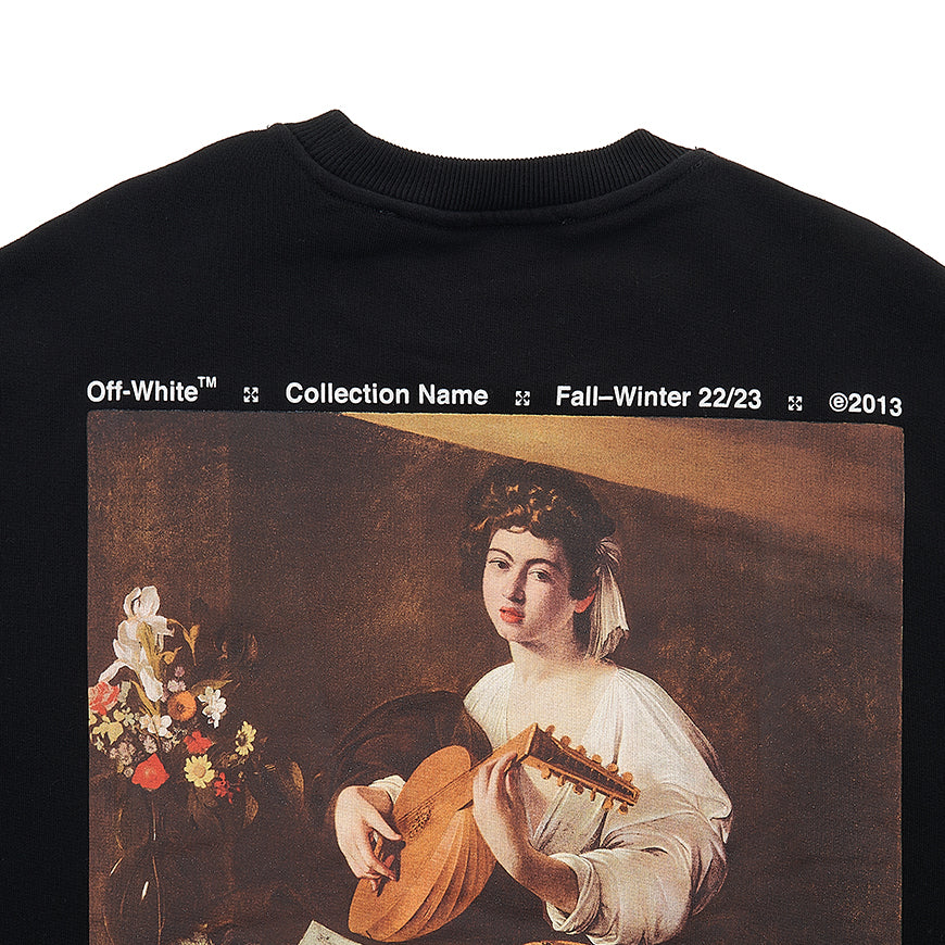 OFF WHITE Men's Caravaggio Print Sweatshirt OMBA057C99FLE0111001