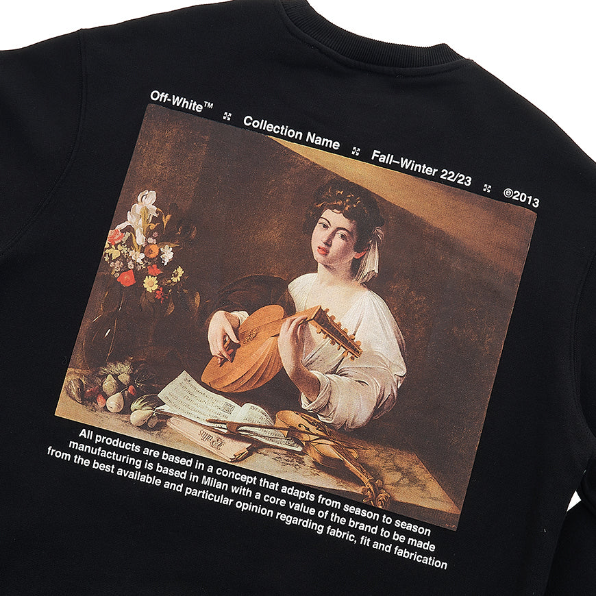 OFF WHITE Men's Caravaggio Print Sweatshirt OMBA057C99FLE0111001