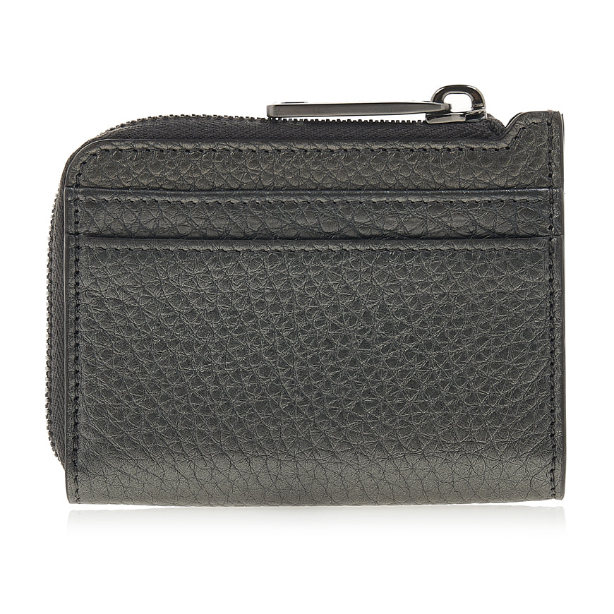 FENDI Logo Leather Card Holder Wallet for Men