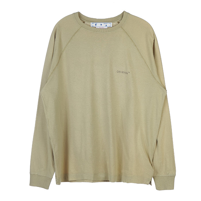 OFF WHITE Diag Tab Logo Graphic T-Shirt for Men OMAB067F22JER0011717
