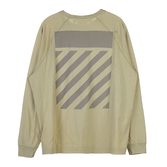 OFF WHITE Diag Tab Logo Graphic T-Shirt for Men OMAB067F22JER0011717