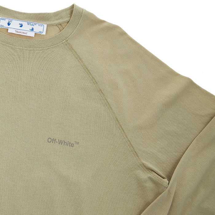 OFF WHITE Diag Tab Logo Graphic T-Shirt for Men OMAB067F22JER0011717