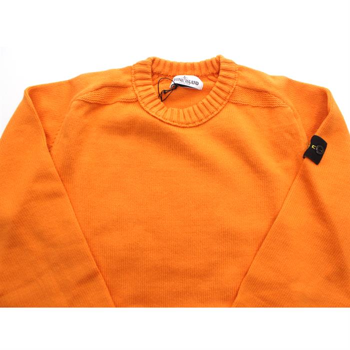 STONE ISLAND Women's Round Neck Knit Sweater with Patch Logo Badge 7716515A2