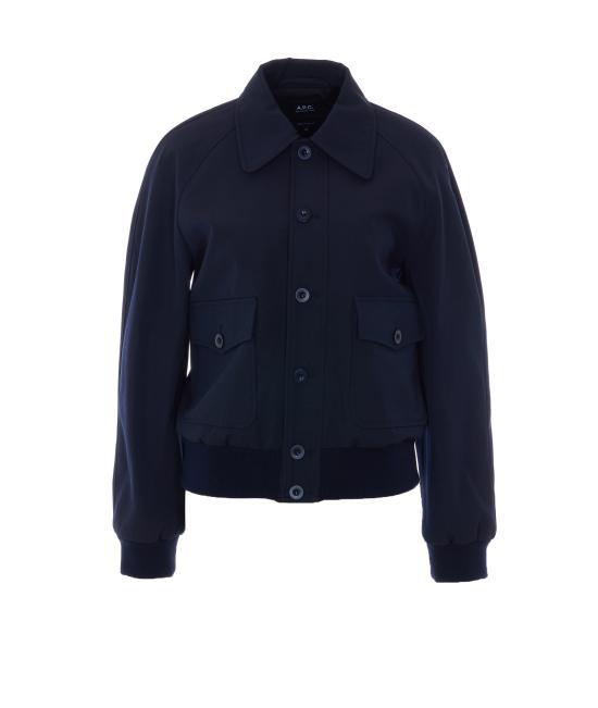 A.P.C. Blue Cotton Jacket COHKXF32026IAK