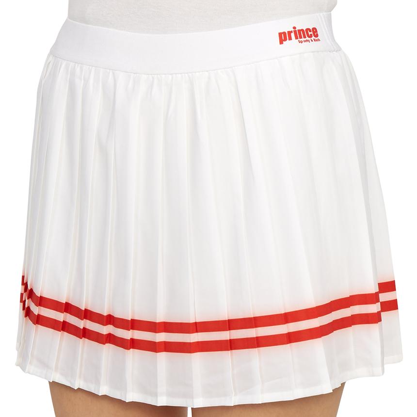 SPORTY&RICH Women’s White Pleated Mini Skirt