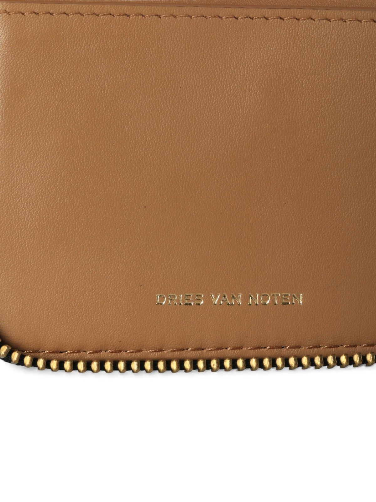 Dries Van Noten Black Zip-Around Leather Wallet Unisex 242 012100 190 900