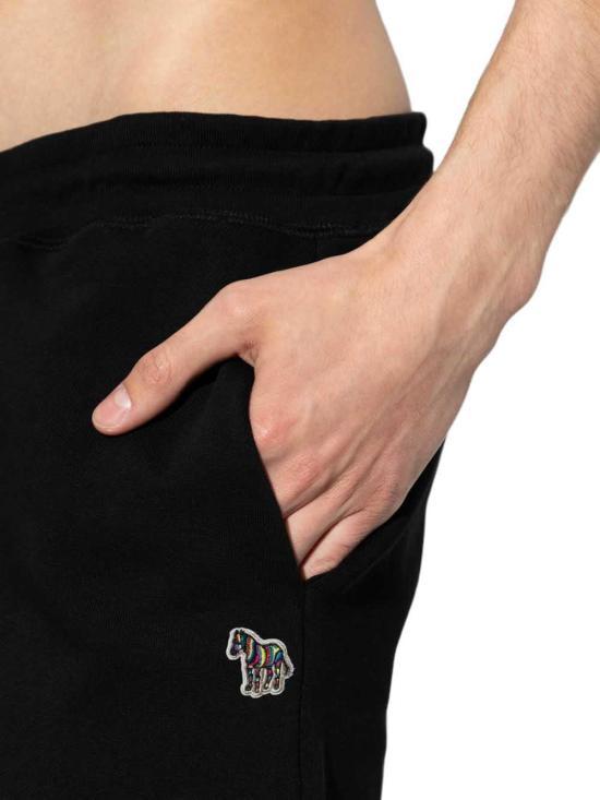Paul Smith Training Jogger Sweatpants for Men M2R 482T WZEBRA 79 BLACK DOM