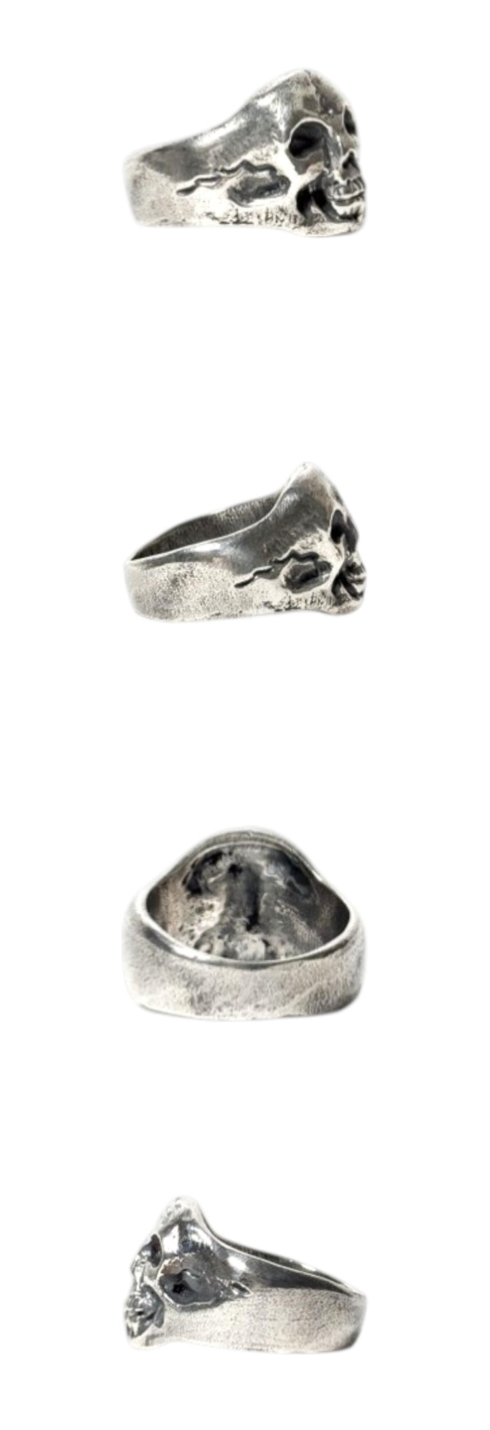 OUR LEGACY Sterling Silver Cranium Fallen Angel Ring