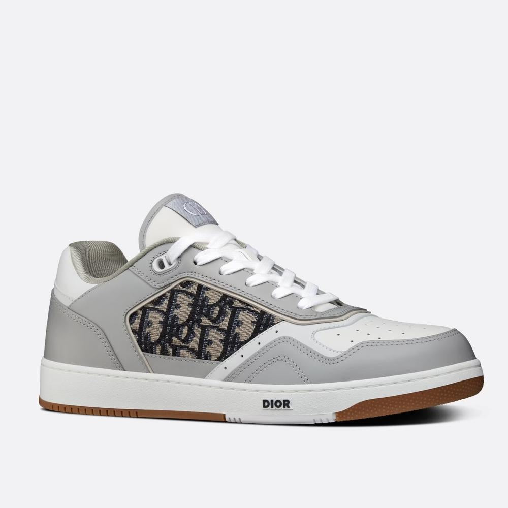 DIOR Men's Oblique Gray Low Top Sneakers 3SN272ZIRR H165