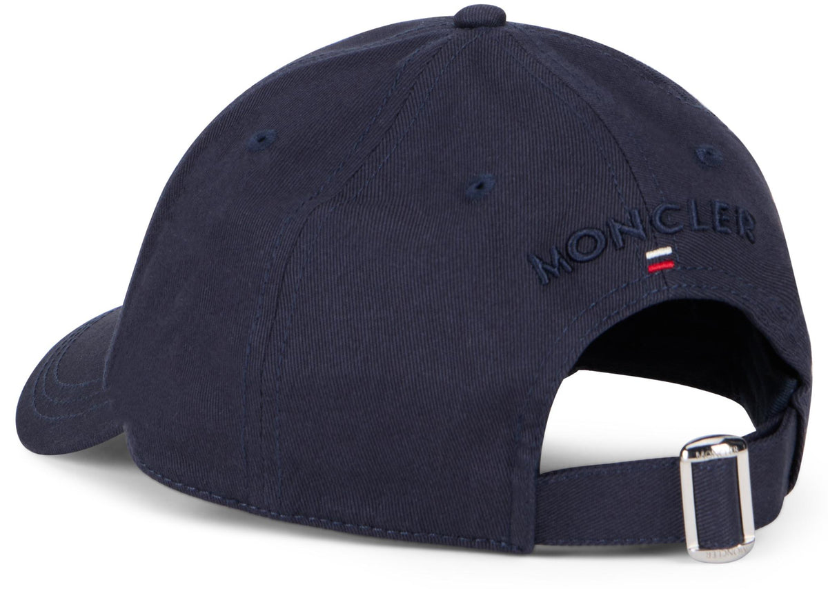 Moncler Navy Cotton Baseball Cap