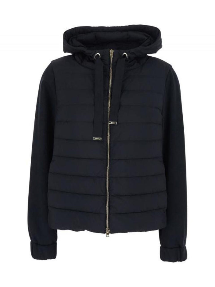 Herno Hybrid Jersey Hooded Padded Jacket for Women