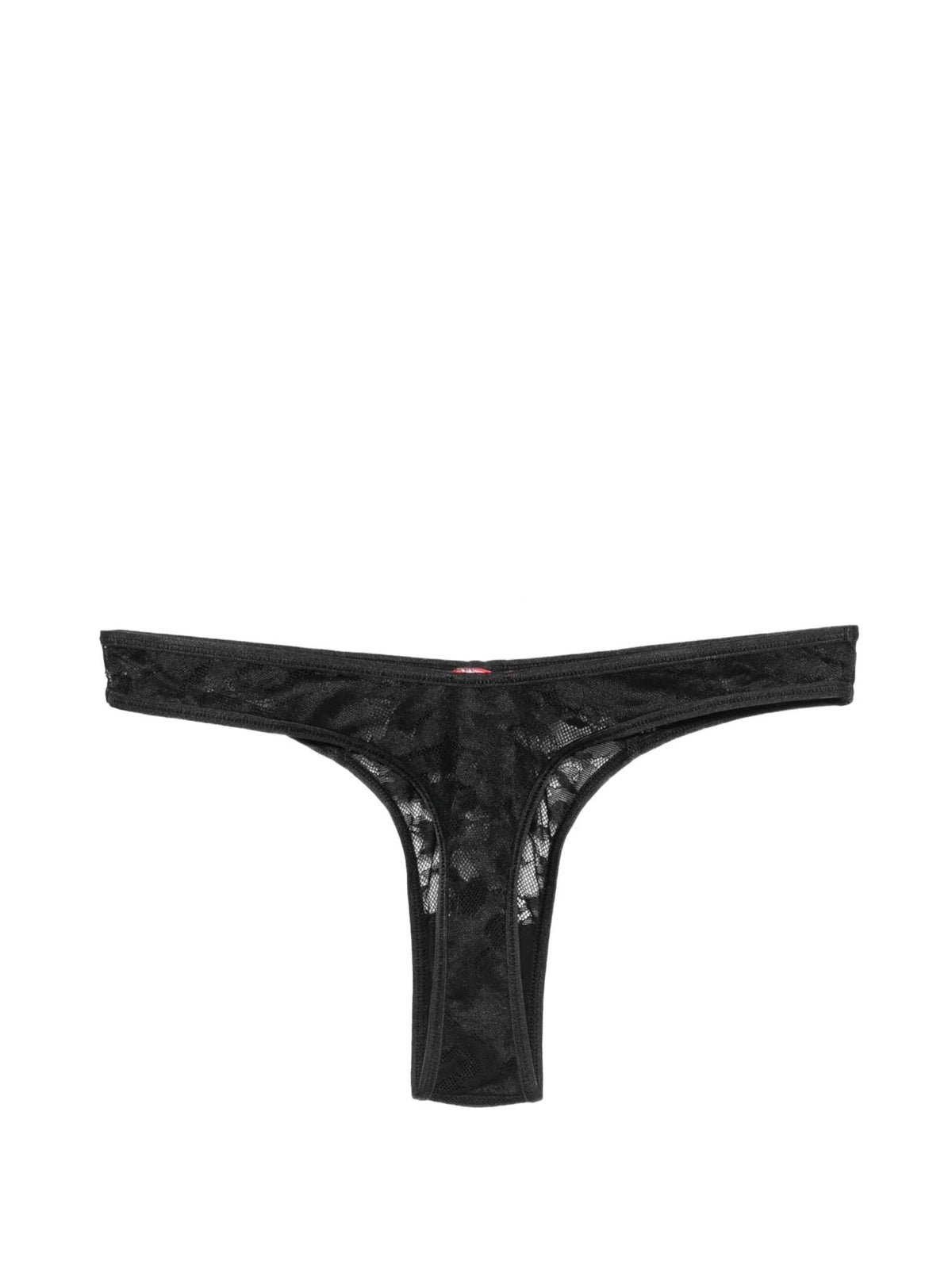 DIESEL Black Logo Panties Underwear