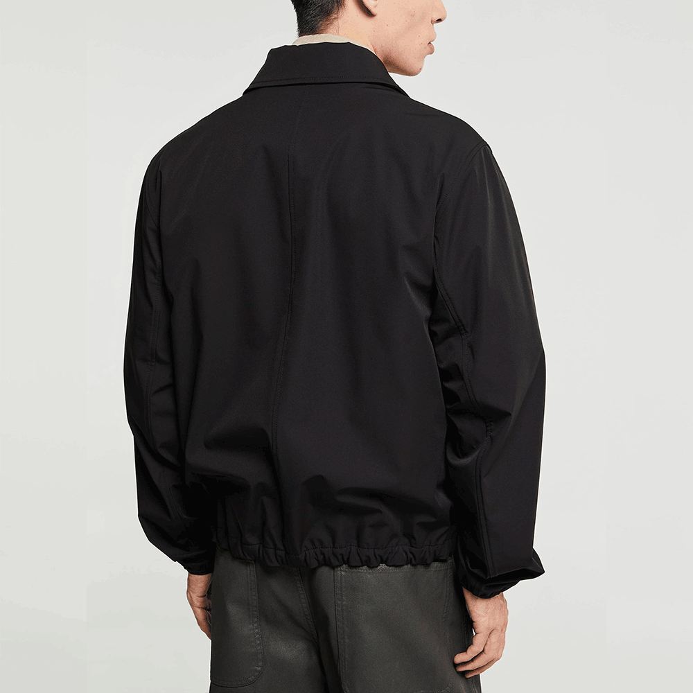 Moncler Men’s Evandro Black Windbreaker Jacket 1A00146