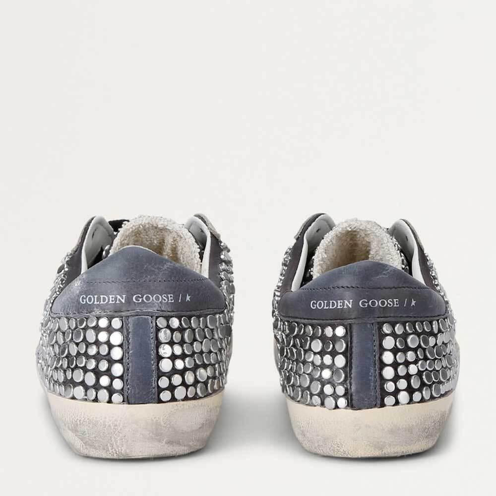 GOLDEN GOOSE Superstar Classic Studded Leather Low Top Sneakers Women