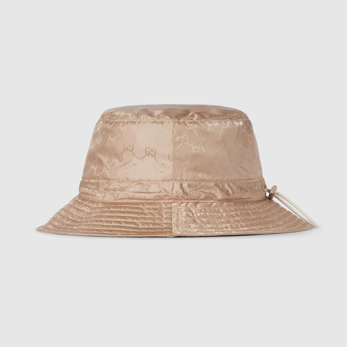 GUCCI Beige Canvas Bucket Hat