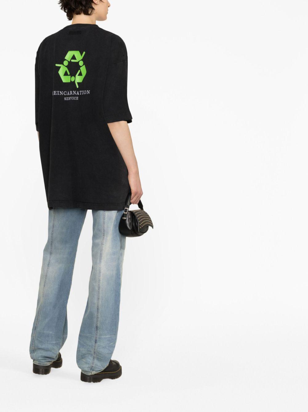 Vetements Men's Graphic Slogan Print Short Sleeve T-Shirt UE63TR320B