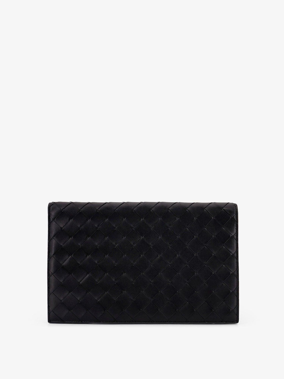 Bottega Veneta Brown Leather Clutch Bag for Men