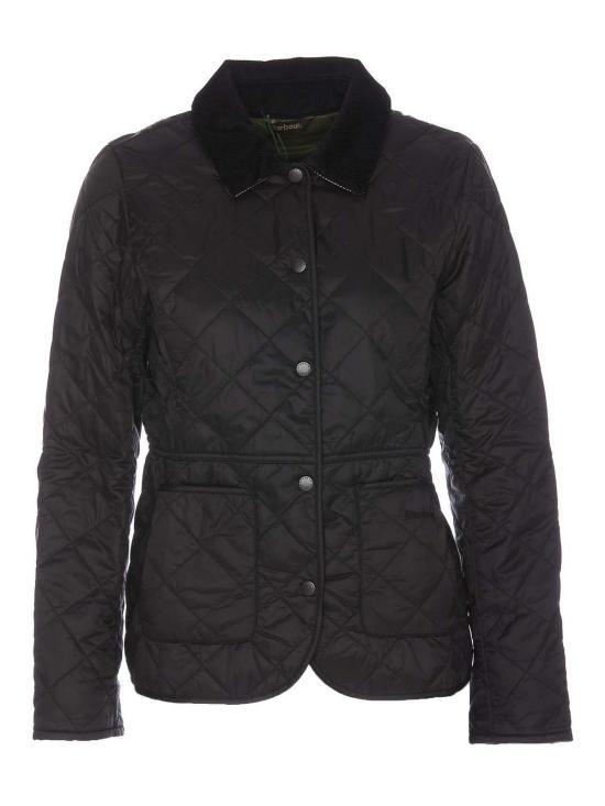 Barbour Deveron Quilted Jacket Women’s Lightweight LQU1012 BK91 BLACK OLIVE DOM
