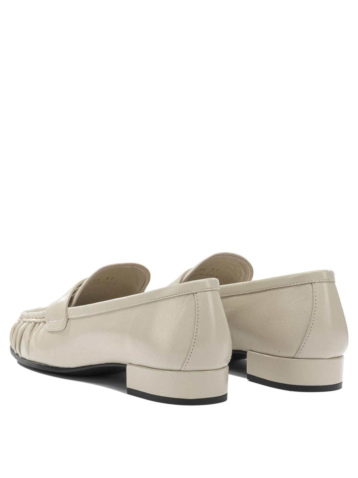 PRADA Black Leather Loafers