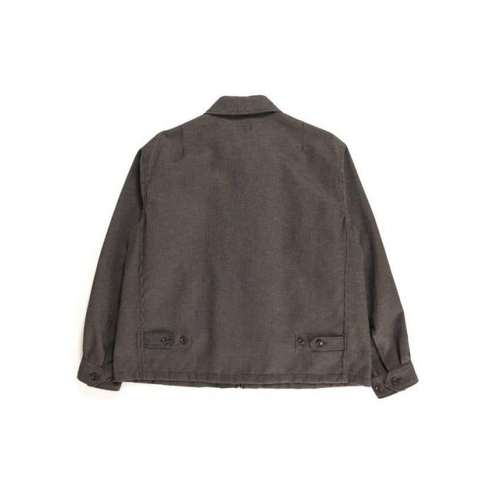 Engineered Garments Dark Brown Waffle Cotton Claigton Jacke 24S1D026 OR218 CO001