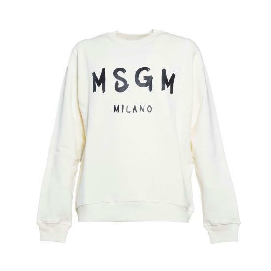 MSGM Brushed Logo Sweatshirt for Men 2000MM513 200001 02
