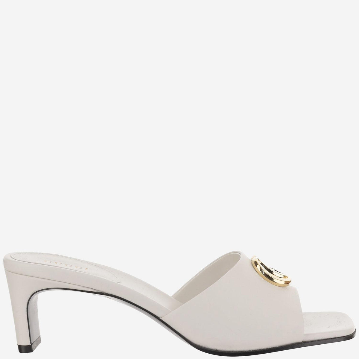 GUCCI Black Leather Pumps Sandals
