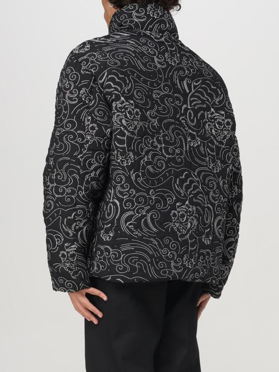 KENZO Black Down Puffer Jacket FE65OU1439 NN99