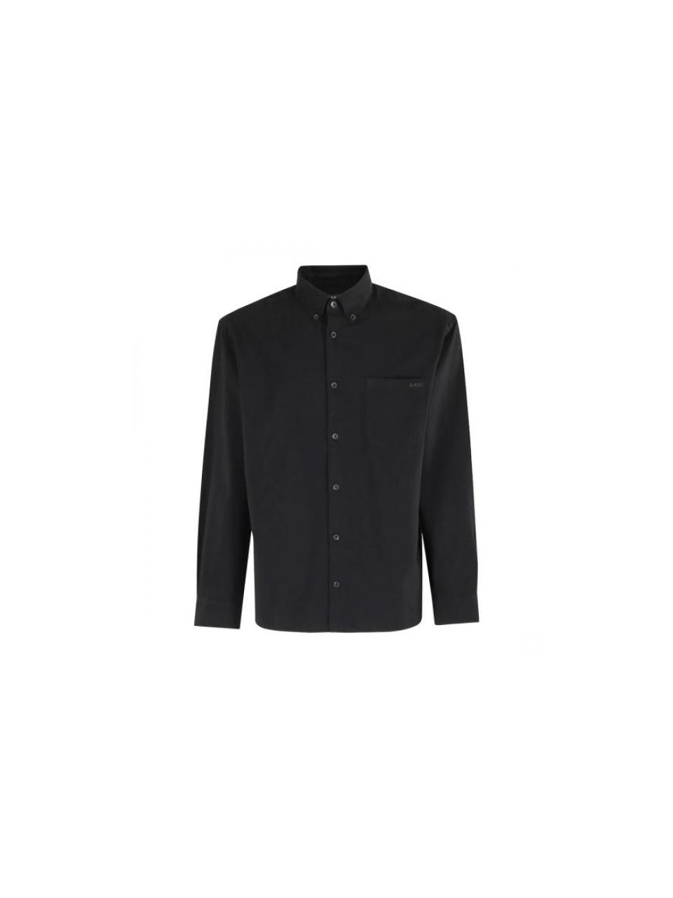 A.P.C. Mateo Logo Long Sleeve Shirt