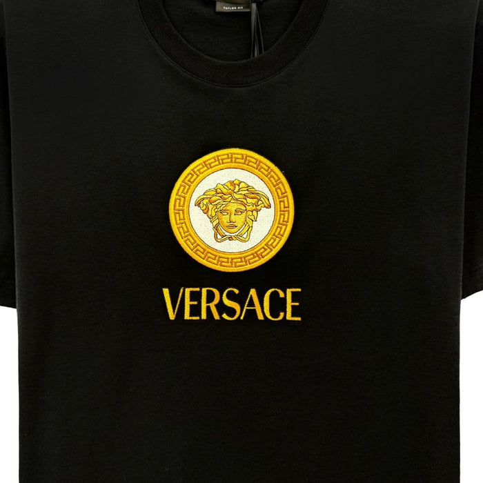 Versace Embroidered Logo Short Sleeve T-Shirt 1008469