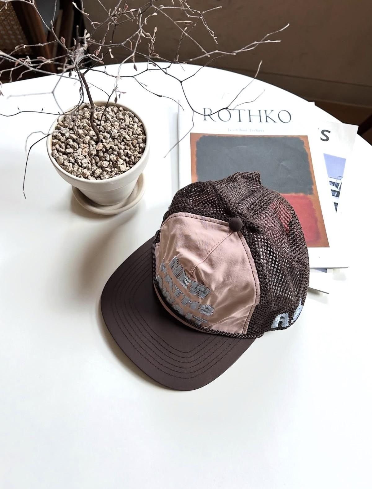 Woods Beige Alex Jono x Woods New Pass Await Trucker Hat Unisex