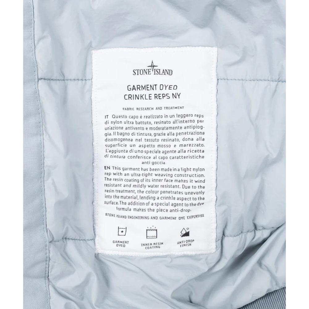 STONE ISLAND Crinkle Reps Hooded Jacket Men Black Nylon