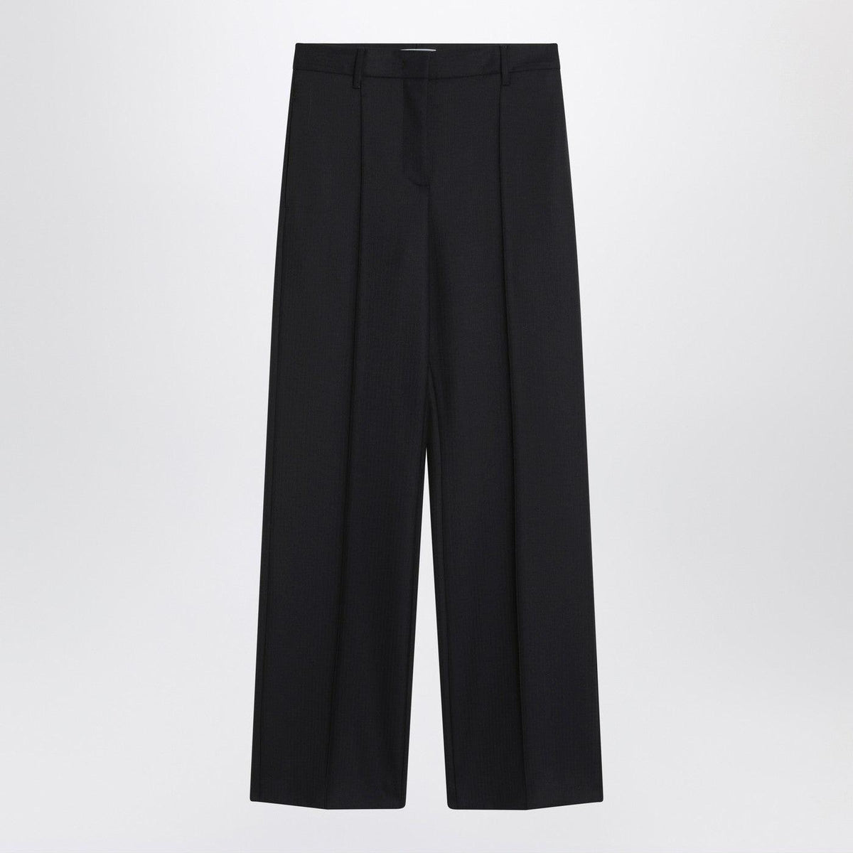 PRADA Black Wool Classic Trousers
