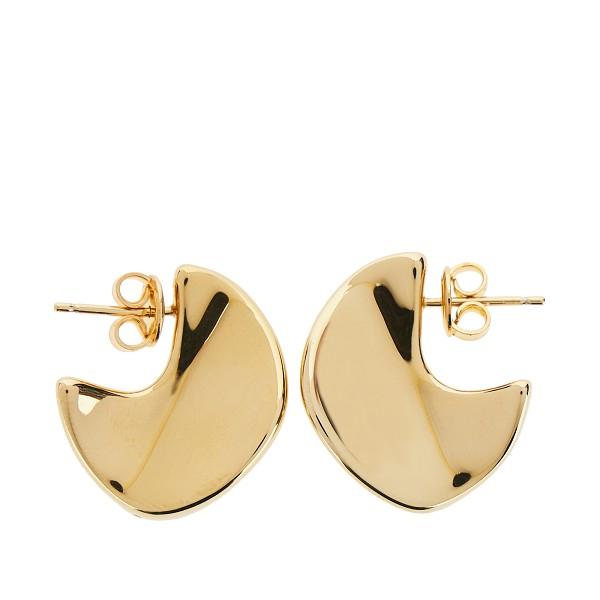 Bottega Veneta Silver-Tone Hoop Earrings