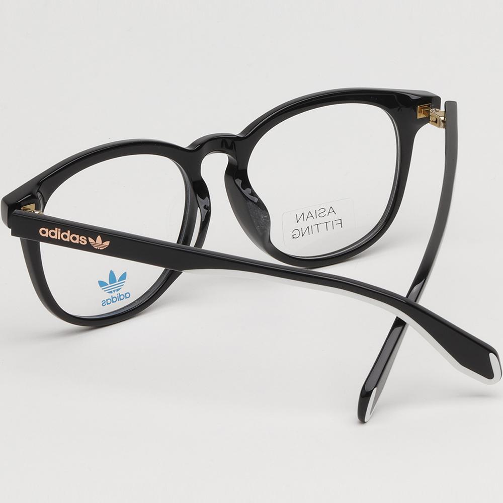 Adidas Big Size Unisex Asian Fit Acetate Rectangle Eyeglass Frames OR5019F 001