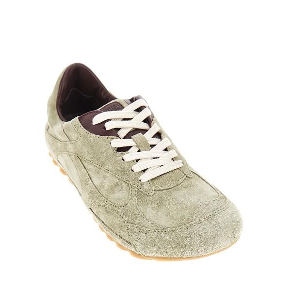 Bottega Veneta White Leather Low-Top Sneakers